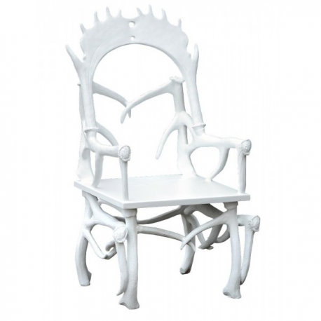 White Antler Chair