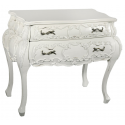 Antiue White French Provence Boudior Chest Of Drawers
