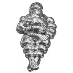 Silver Plated Michelin Man Ornament