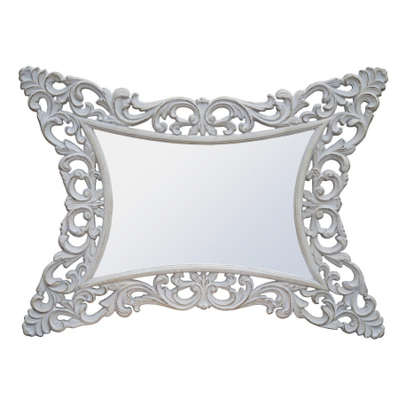 Boudoir Provence Antique White Mirror 