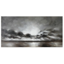 Grey Sunset Canvas Print 