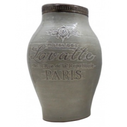 Soft Grey Paris Vase 
