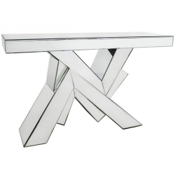 Abstract Mirror Console Table