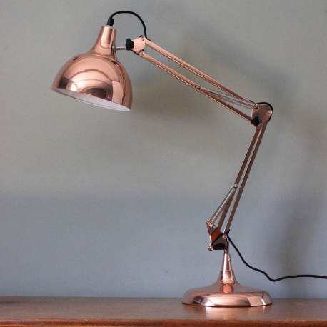 Vintage Copper Traditional Desk Lamp