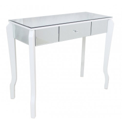 Mirror Console Table With White Trim