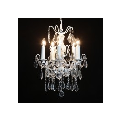 Small French White Chandelier
