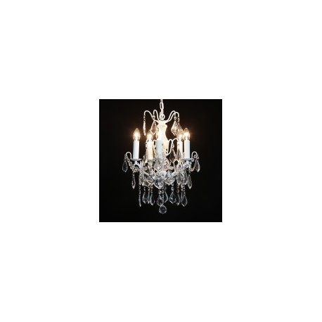 Small French White Chandelier