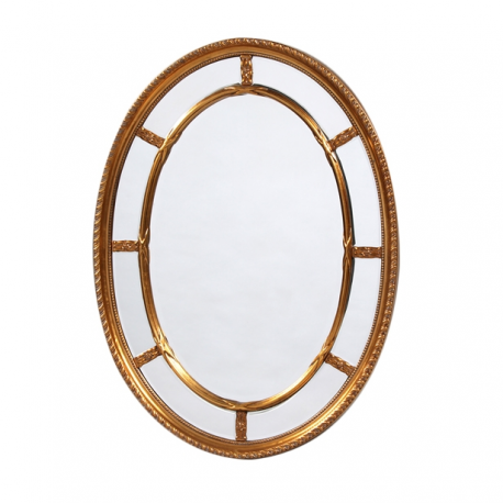Gold Oval Multi Mirror