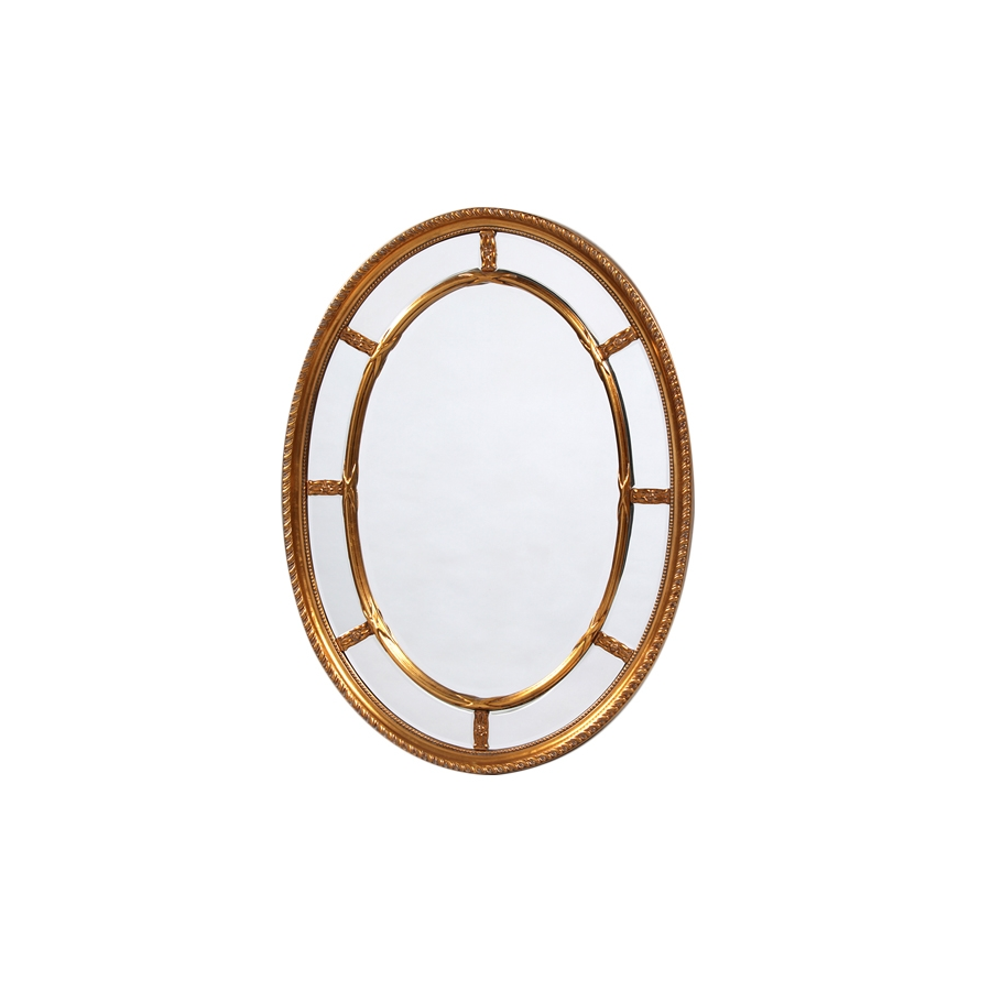 Gold Oval Multi Mirror