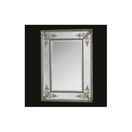 Silver Square French Mirror