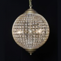 Medium Globe Chandelier - Gold