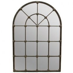 Iron Arch Panel Mirror