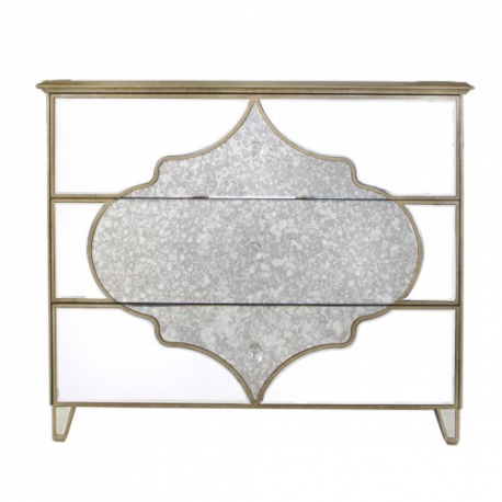Marrakech 3 Drawer Mirror Cabinet