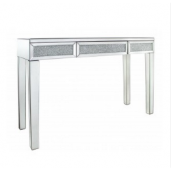 Astoria Crushed Glass And Mirror Console Table