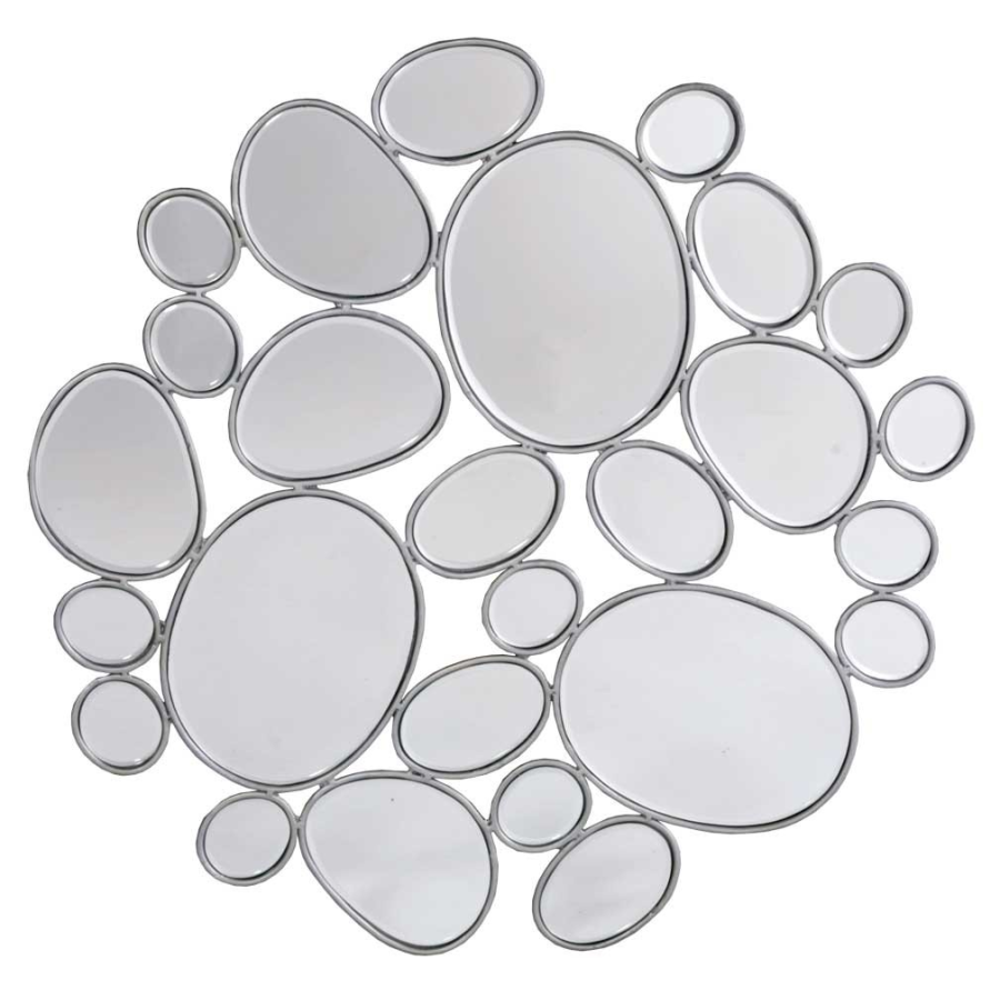 Small Venetian Art Deco Pebble Mirror Small Venetian Art Deco Pebble Mirror