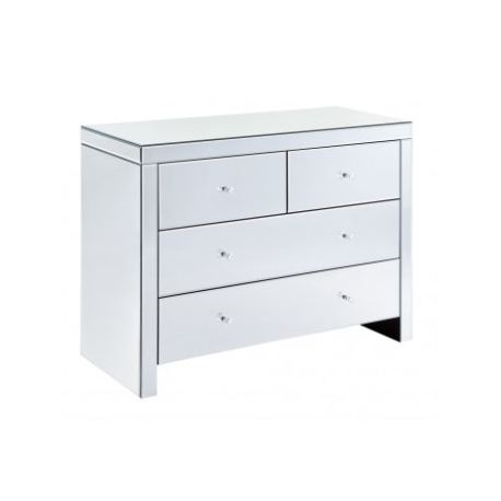 Classic Mirror 4 drawer chest of Drawers