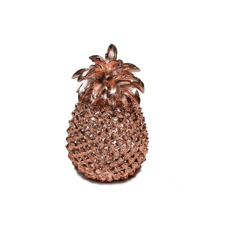 Large Copper Pineapple Table Decor