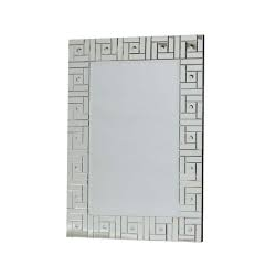 Large Clear Square Detail Venetian Mirror