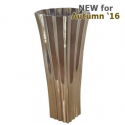 Large Shiny Gold Kimona Vase (60cm)