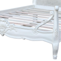 French Styles Distress White Bed