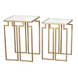Gin Shu Parisienne Metal nest of tables-2 