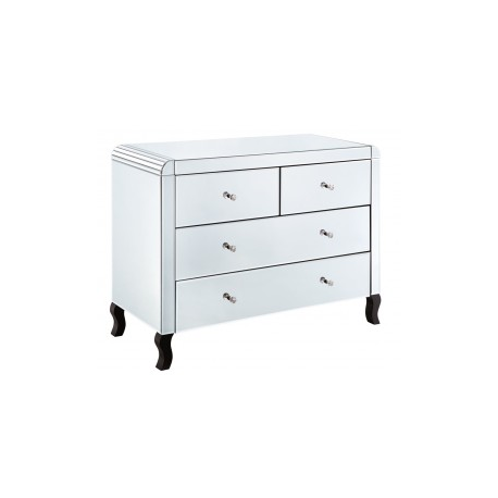 Mirrored 2+2 Chest of Drawers