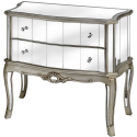 Argente Mirrored Two Drawer Chest
