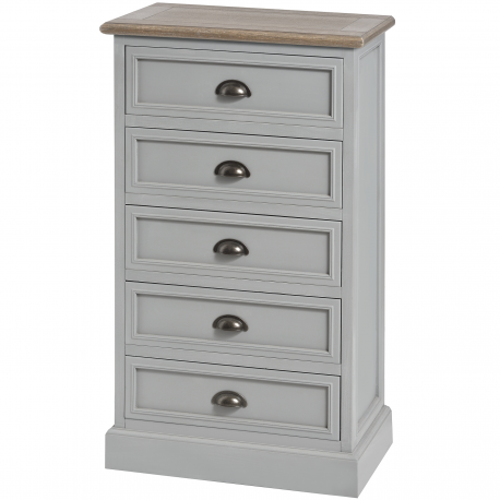 Churchill Collection Five Draw Tallboy