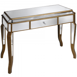 Venetian Mirrored Dressing Table With Large Drawer
