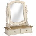 Country Hill Dressing Table Mirror With Two Drawers