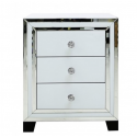 White Manhattan 3 Drawer Cabinet 