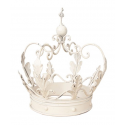  Extra Large Antique White Decorative Iron Crown 
