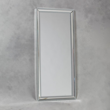 Tall Venetian Pearled Style Edge 'Mayfair' Glass Wall Mirror