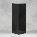 Black Glass 90cm Tall 30cm Square Display Pedestal Stand Column