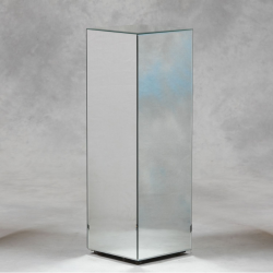 Clear Mirrored Pedestal