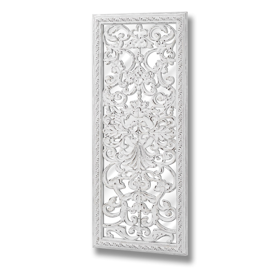 Baroque Mirror With Ornate Front Detail Baroque Mirror With Ornate Front Detail