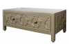 Gold Geo 2 Drawer Coffee Table