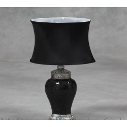 Small Mosaic Table Lamp - Black
