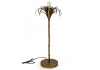 Antiqued Gold Iron Palm Tree Table Lamp