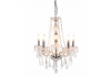 Chateau 5 Branch Glass Arm Chandelier