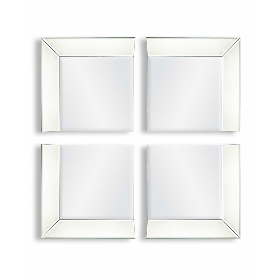 Venetian 4 Corner Piece Mirror Set