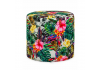 Tropical Fabric Round Footstool