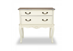 Appleby Wood Top Console Table - 2 Drawer