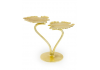 Gilded Double Ginkgo Leaf Side Table