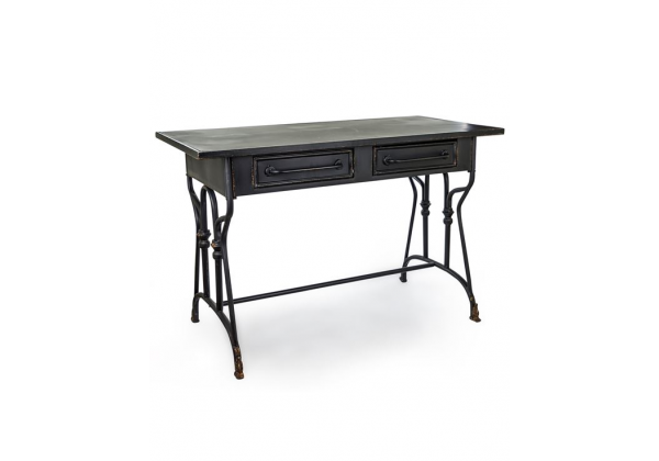 Black Metal "Verne" Desk/Table