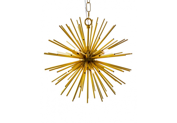 Gold/Brass Spiked Ceiling Pendant