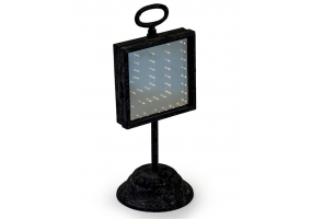 Antiqued Iron Infinity LED Table Mirror (USB Rechargeable)