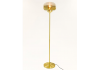 Brass Floor Lamp with Gold Gradient Glass Shade