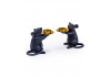 Pair of Black Mouse Candle Holders