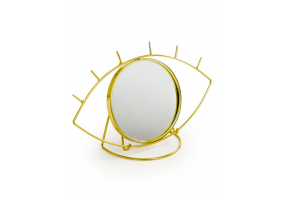 Metallic Gold Eye Table Mirror